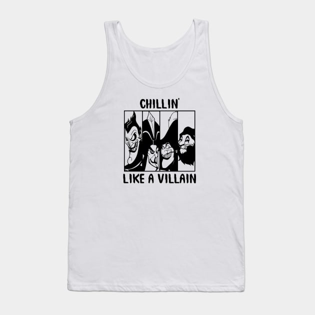 Chillin' Like a Villain Tank Top by TheTreasureStash